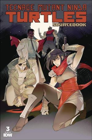 Teenage Mutant Ninja Turtles: Sourcebook issue 3 Jodi Nishijima Cover