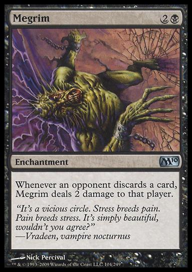 Magic the Gathering: 2010 Core Set (Base Set) card 104 Megrim