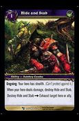 World of Warcraft: March of the Legion (Base Set) card 83 Hide and Stab