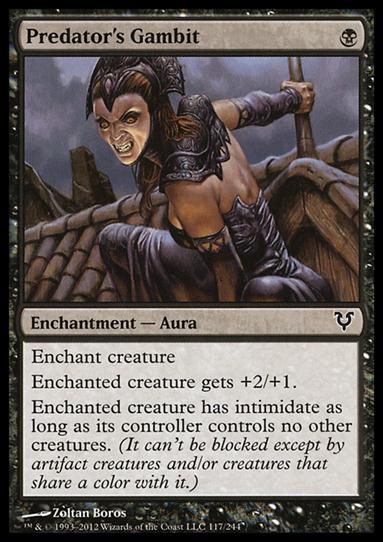Magic the Gathering: Avacyn Restored (Base Set) card 117 Predator's Gambit