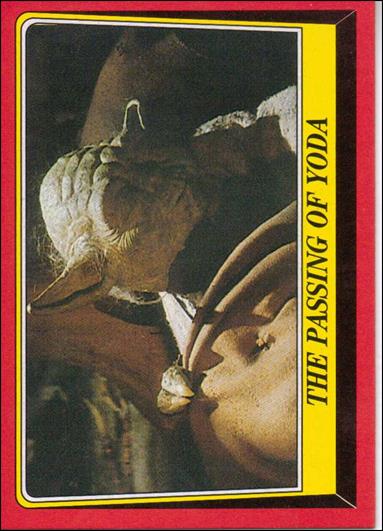 Star Wars Heritage  (Base Set) card 54 The Passing of Yoda
