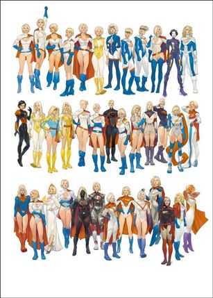 Power Girl (2023) issue 1-F Otto Schmidt 1:25 Cardstock Cover