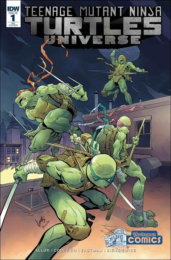 Teenage Mutant Ninja Turtles Universe issue 1-M Johnnie Christmas Yesteryear Comics Cover