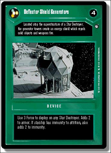 Star Wars: Hoth Limited (Base Set) card 13 Deflector Shield Generators