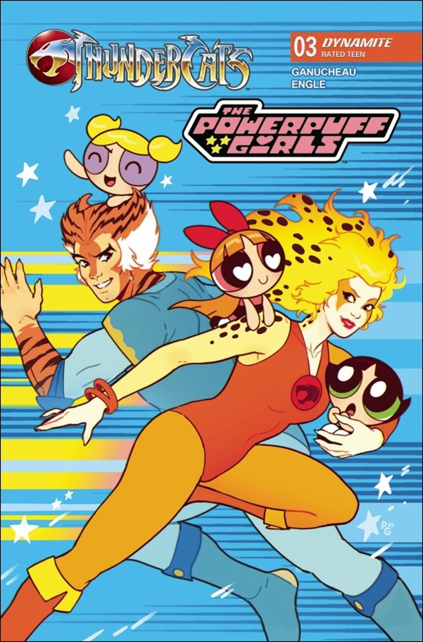 ThunderCats / The Powerpuff Girls issue 3 Paulina Ganucheau Cardstock Cover