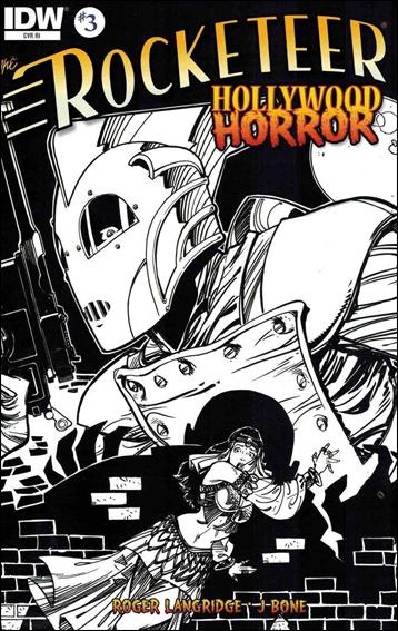 Rocketeer: Hollywood Horror issue 3-B Walt Simonson 1:10 Black & White Cover