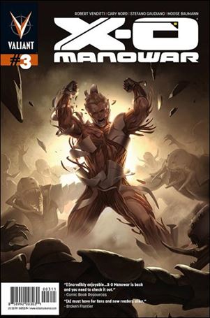 X-O Manowar (2012)  issue 3 Jelena Kevic-Djurdjevic Cover