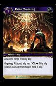 World of Warcraft: March of the Legion (Base Set) card 75 Priest Training