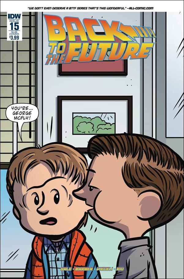 Back to the Future (2015) issue 15-B Chris Eliopoulos Subscription Cover