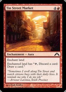 Magic the Gathering: Gatecrash (Base Set) card 108 Tin Street Market