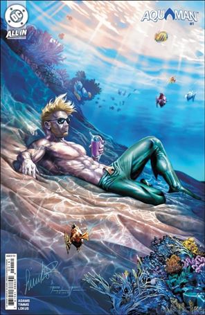 Aquaman (2025) issue 1-F Salvador Larroca 1:25 Cardstock Cover