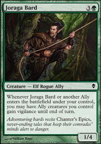 Magic The Gathering: Zendikar (Base Set) card 166 Joraga Bard