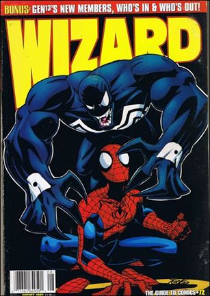 Wizard: The Guide to Comics issue 72 Mike Wieringo Venom & Spider-Man Cover