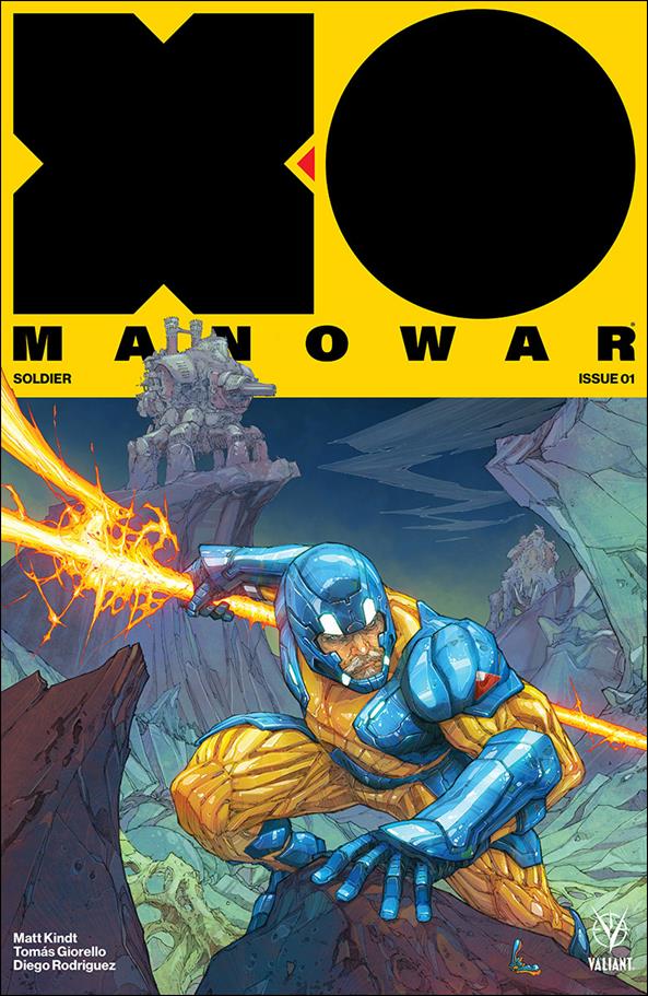 X-O Manowar (2017) issue 1-B Kenneth Rocafort Cover
