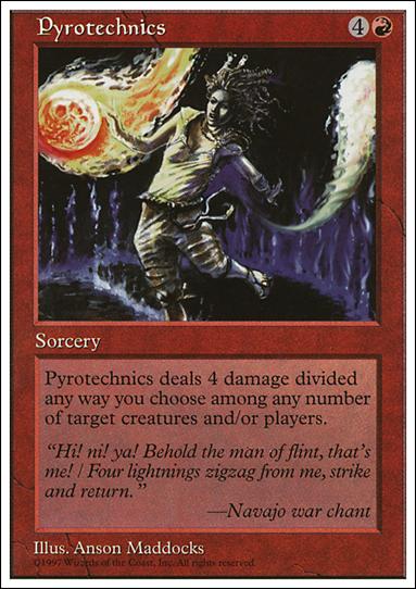 Magic the Gathering: 5th Edition (Base Set) card 264 Pyrotechnics