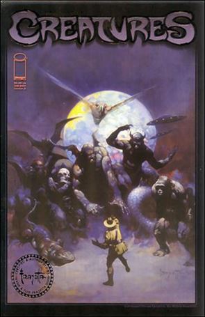 Frank Frazetta's Creatures issue 1-D Frank Frazetta Gold Seal Cover