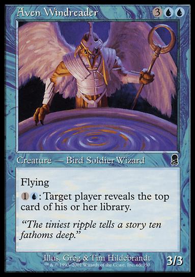 Magic the Gathering: Odyssey (Base Set) card 65 Aven Windreader