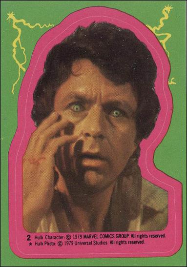 Incredible Hulk (Sticker Subset) card 2 card #24