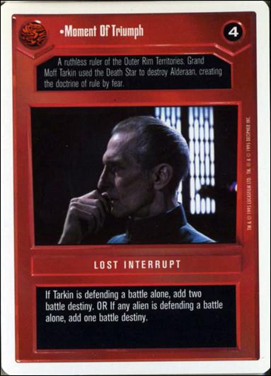 Star Wars: Premiere Unlimited (Base Set) card 90 Moment Of Triumph
