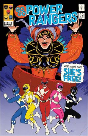 Saban's Go Go Power Rangers issue 9-C Audrey Mok Subscription Cover