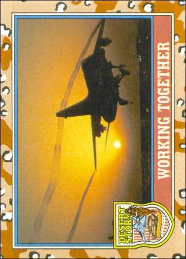 Desert Storm: Series 2 (Base Set) card 147 Working Together