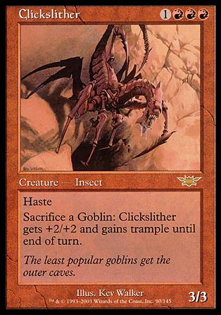 Magic the Gathering: Legions (Base Set) card 90 Clickslither