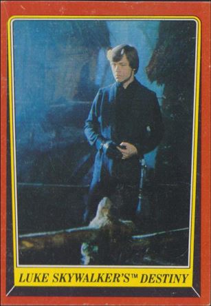 Star Wars: Return of the Jedi: Series 1 (Base Set) card 94 Luke Skywalker's Destiny