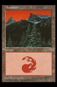 Magic the Gathering: Portal (Base Set) card 199-C Mountain