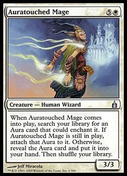 Magic the Gathering: Ravnica (Base Set)  card 1 Auratouched Mage