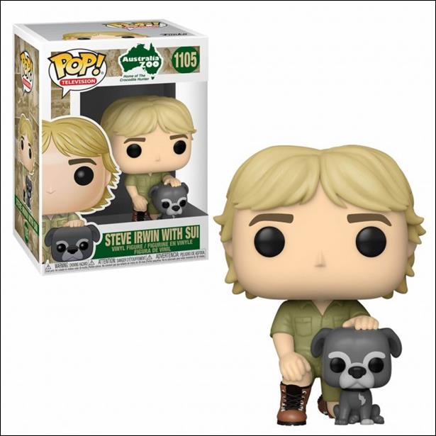 POP! Television figure 1105 Steve Irwin with Sui