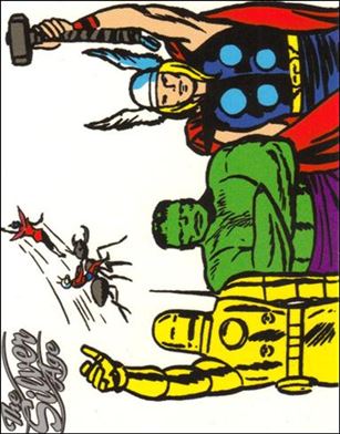 Marvel: The Silver Age (Base Set) card 22 Avengers #1