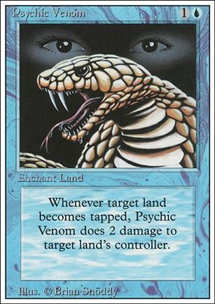 Magic the Gathering: Revised (Base Set) card 76 Psychic Venom