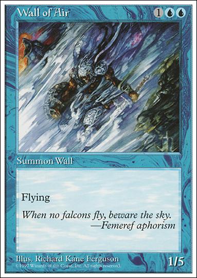 Magic the Gathering: 5th Edition (Base Set) card 135 Wall of Air