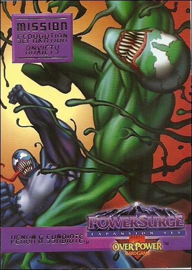 Marvel Overpower Powersurge (Mission Subset) card SeA 5 of 7 Venom & Symbiote