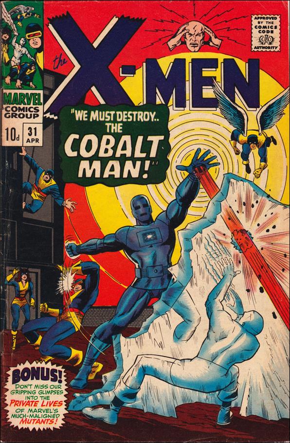X-Men (1963) issue 31-B UK Price Cover