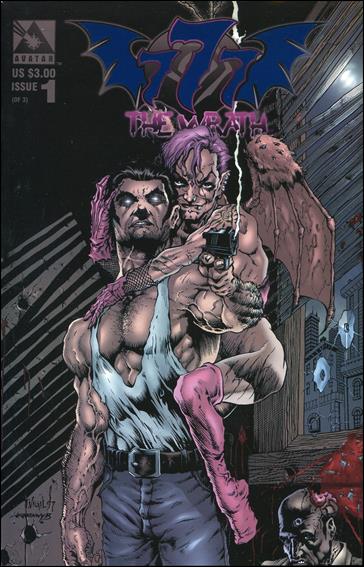 777: The Wrath issue 1-G Blue Foil Cover