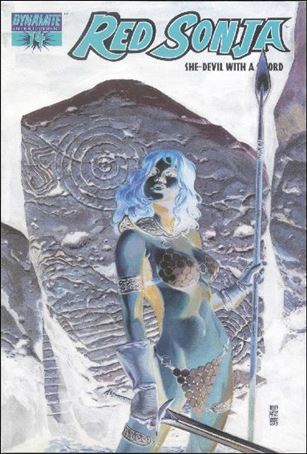 Red Sonja (2005) issue 14-E J.G. Jones 1:25  Negative Cover
