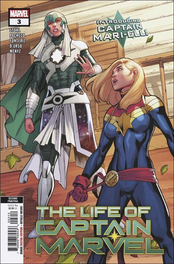 Life of Captain Marvel (2018) issue 3-D Carlos Pacheco Cover (2nd Printing)