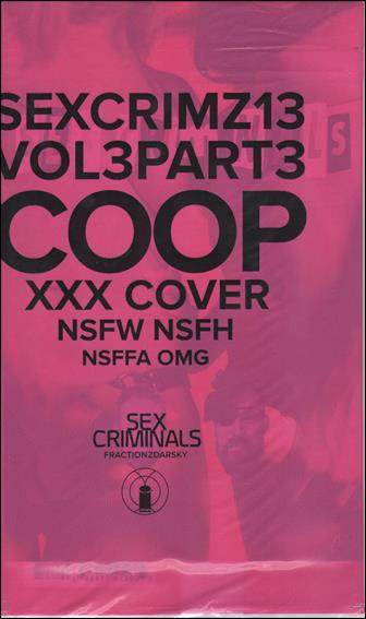 Sex Criminals issue 13-B Polybagged Coop XXX Cover