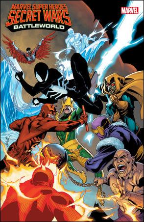 Marvel Super Heroes Secret Wars: Battleworld issue 4-E Salvador Larroca 1:25 Cover