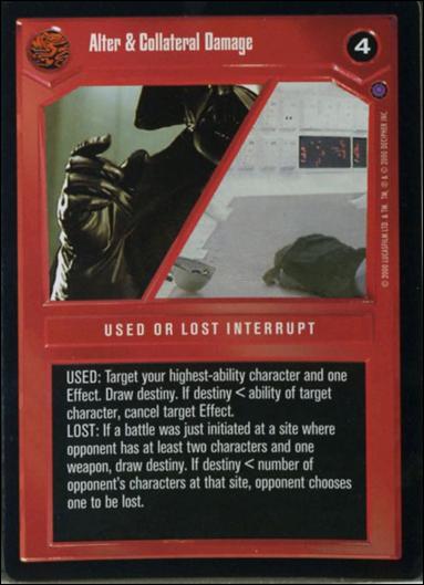 Star Wars: Reflections II: Expanding the Galaxy (Base Set) card 47 Alter & Collateral Damage