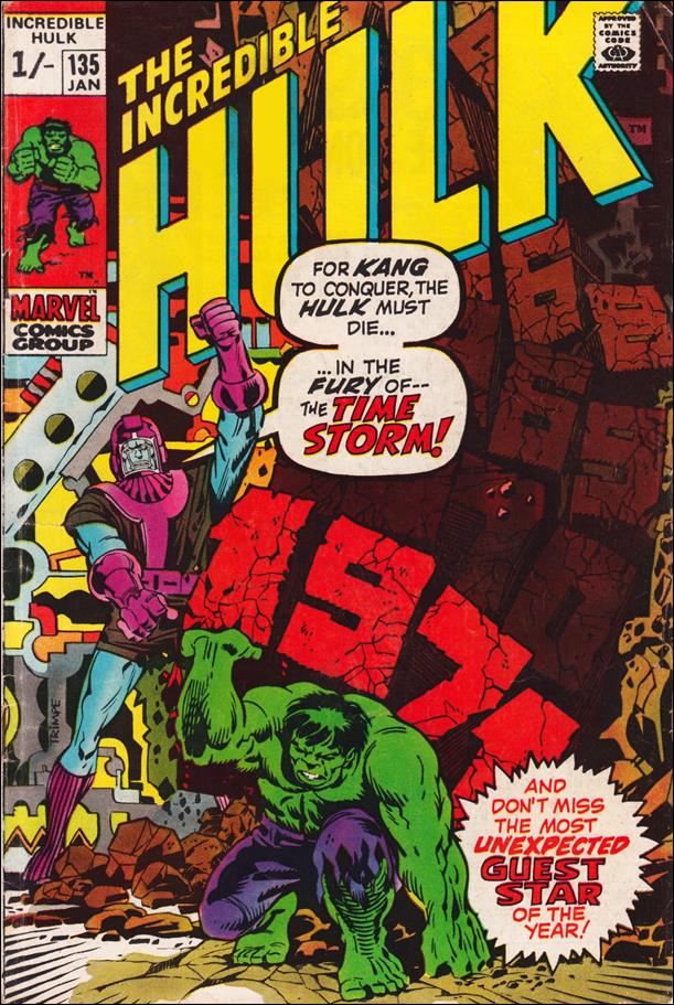 Incredible Hulk (1968) issue 135-B UK Price Cover