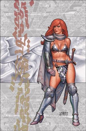 Red Sonja: Death and the Devil issue 3-E Metal Premium Cover by Joseph Michael Linsner
