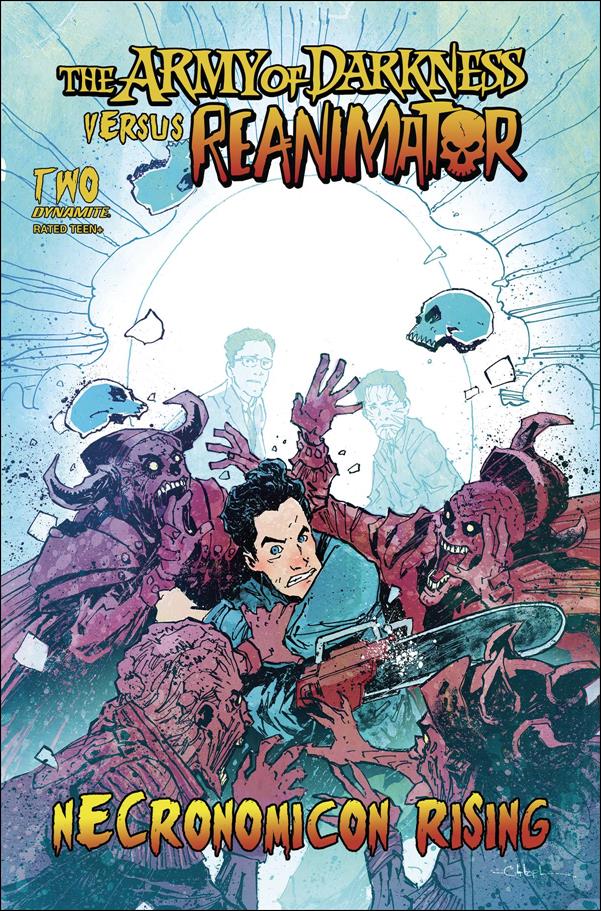 Army of Darkness vs Reanimator: Necronomicon Rising issue 2-B Christopher Mitten Cover
