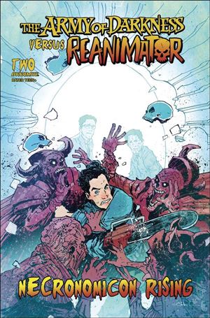 Army of Darkness vs Reanimator: Necronomicon Rising issue 2-B Christopher Mitten Cover
