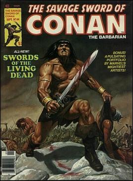 Savage Sword of Conan the Barbarian (Base Set) card 17 Cover Issue #44