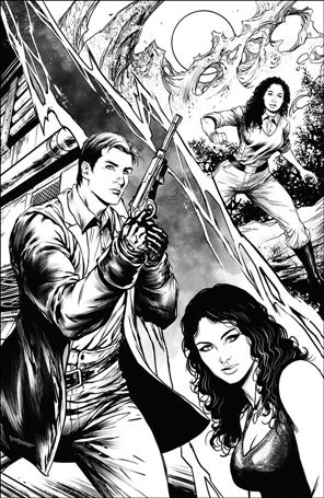 Firefly issue 25-G Tyler Kirkham 1:100 Black & White Virgin Cover