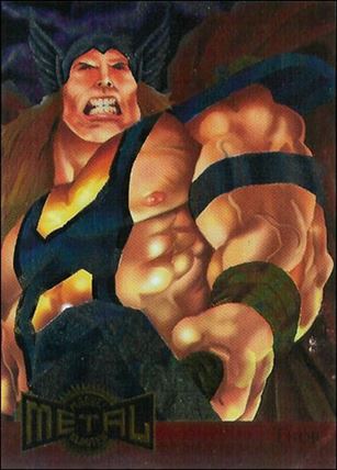 Marvel Metal (Metal Blasters Subset) card 15 Thor
