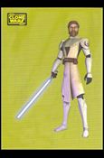 Star Wars: The Clone Wars Trading Card Stickers (Base Set) card 3 Obi-Wan Kenobi