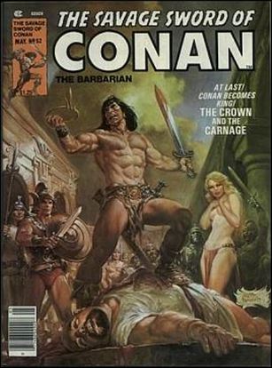 Savage Sword of Conan the Barbarian (Base Set) card 19 Cover Issue #52